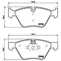 brembo set di pastiglie freno xtra p 06 036x anteriore