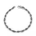 boccadamo - bracciale uomo gioielli grani mbr132