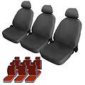 newlupex coprisedili 6 posti fiat multipla in cotone grigio