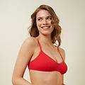 bralette preformata costume textured / rosso / 1 rosso