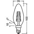 lampadina led a filamenti e14 1 2w 4000k 255lm