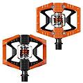 pedali doppio shot arancione nero crankbrothers
