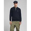 pullover con zip corta