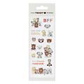 set adesivi teddy friends