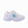 sneakers da bambina bianco con strap taglia 24