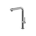 paffoni miscelatore monocomando per lavello con doccetta estraibile serie chef ch985cr cromato