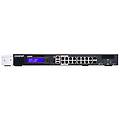 - switch qgd-1600p 14 porte rj-45 gigabit ethernet 10/100/1000 con 2 porte combo sfp gestito