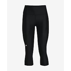 under armour leggings 3/4 heatgear no-slip waistband nero donna l