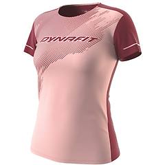 dynafit alpine 2 s/s maglia trail running donna light pink/dark red m