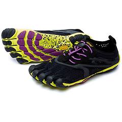Fivefingers V-run Scarpe Trail Running Donna Black 40 Eu