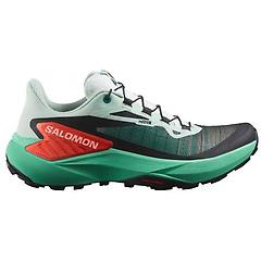 Salomon Genesis W Scarpe Trail Running Donna Green/black/red