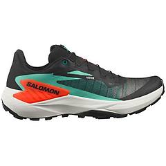 salomon genesis scarpe trail running uomo black green red 8 uk