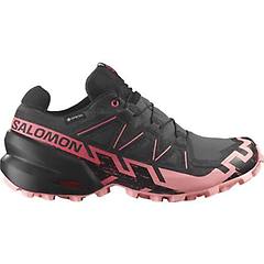 salomon speedcross 6 gtx w scarpe trail running donna black/light pink 7 5 uk