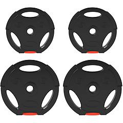 Sportnow - Kit Pesi Con 2 Dischi Da 10 Kg E 2 Dischi Da