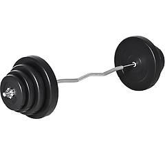 Homcom Set Bilanciare Da 70kg Con 8 Dischi Pesi E Barra