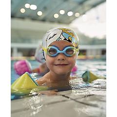 Arena Occhialini Spider Giallo Con Lenti Trasparenti