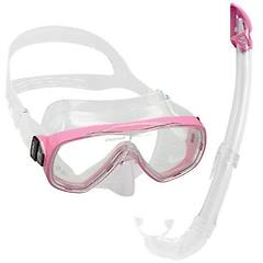 Cressi Maschera E Boccaglio Onda + Mexico Per Adulti Rosa