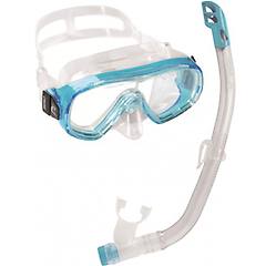 cressi maschera e boccaglio ondina top per bambini azzurro