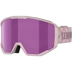 Bliz Maschera Spark Rosa Pallido Con Lente Specchiata