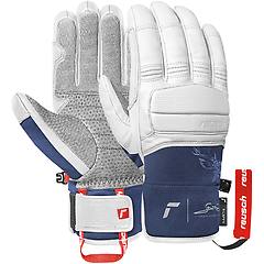reusch cyprien sarrazin m guanti sci uomo bianco 8 5
