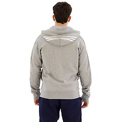 Adidas Felpa Con Zip 3s Ft Medium Grey Heather / White S
