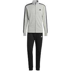 Adidas Tuta Sportswear Basic 3-stripes French Terry Grigio