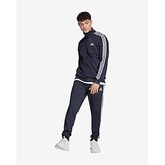 Adidas Tuta Sportswear Basic 3-stripes Tricot Blu Scuro