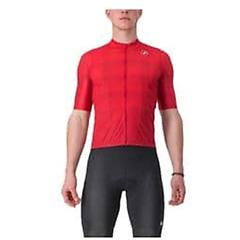 Castelli Maglia Livelli Manica Corta Rosso L