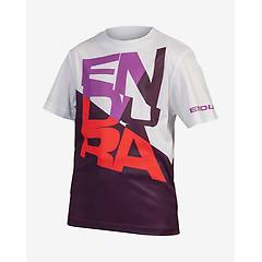 endura k singletrack core maglia mtb bambino white violet 9 10a