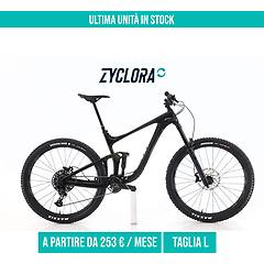 giant reign advanced pro 2 carbonio taglia l km. 0