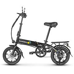 samebikes bicicletta elettrica samebike yinyu14 motore 350w batteria 7 8ah 14 pieghevole autonomia lunga