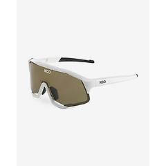 Koo Occhiali Demos Bianco Con Lenti Zeiss Brown