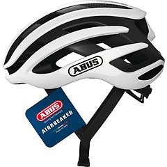 Abus Casco Bici Airbreaker Strada 2020 Bianco Polar