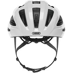 abus macator casco bici white grey s