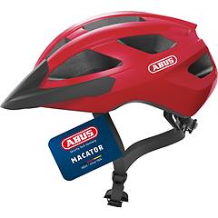 Abus Casco Bici Strada All Round Macator Blaze Rosso