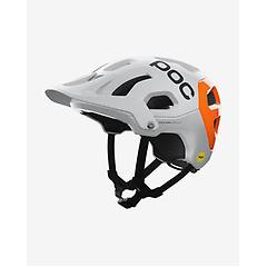 Poc Casco Tectal Race Mips Nfc Bianco Arancione Fluo