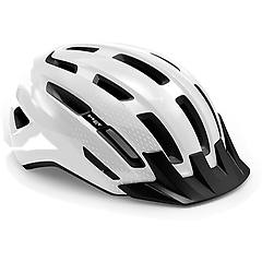 Met Casco Downtown Bianco Lucido Nero S-m