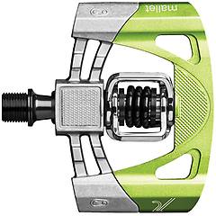 crank brothers pedali mallet 2 verde nero