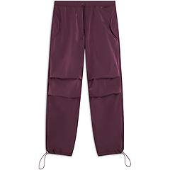 Freddy Parachute Pants Da Donna In Nylon Navetta Prune