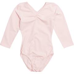 freddy body maniche lunghe con scollo a v rosa tenue junior 14 anni