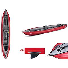 Gumotex - Canoa Gonfiabile Solar Rossa Con Pinna 045383-r