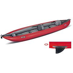 Gumotex - Canoa Gonfiabile Twist2/1 Rossa Con Pinna 045355-r