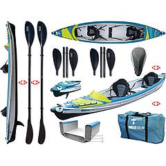 tahe - canoa gonfiabile air breeze full hp 2 107184 + 2 pagaie pro carbon-4 div. in 4 parti / bic sport