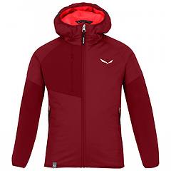 salewa ortles hybrid twr k jr giacca ibrida bambino dark red 140