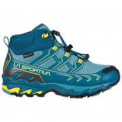 la sportiva ultra raptor ii mid jr gtx scarpe trekking bambino light blue/yellow/black 33 eu