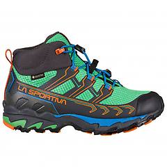 la sportiva ultra raptor ii mid jr gtx scarpe trekking bambino black/green/orange/blue 38 eu