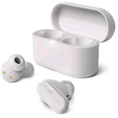philips auricolari bluetooth tat3508wt 00 con cancellazione di rumore colore bianco