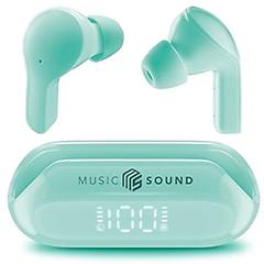 Music Sound - Auricolare Bluetooth Btmstwsslideg-verde