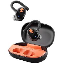 skullcandy cuffie wireless push play active true black orange one size
