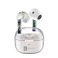 cellularline auricolare bluetooth fine white